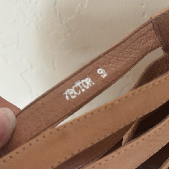 Jeffrey Campbell Ibiza Last Tan Wedge Sandal Booties with Cage Design - Picture 6 of 8